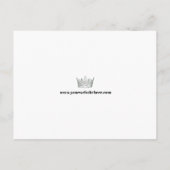 Pageant Promo-handtekeningkaart | QR-code Briefkaart (Achterkant)
