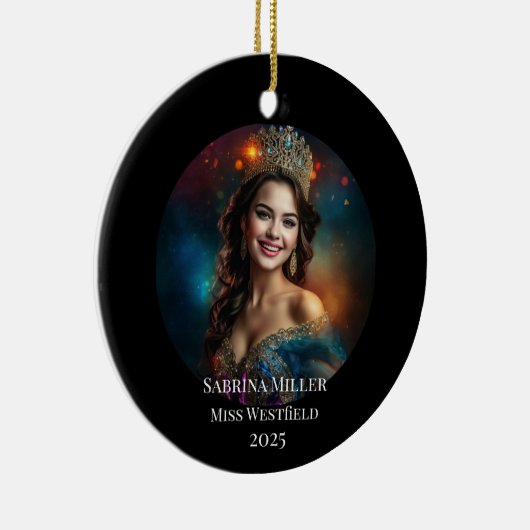 Pageant Queen Christmas Ornament (Rechts)