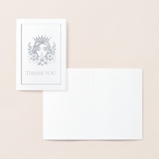 Pageant Queen Crown Mini Folie Kaarten (Display)