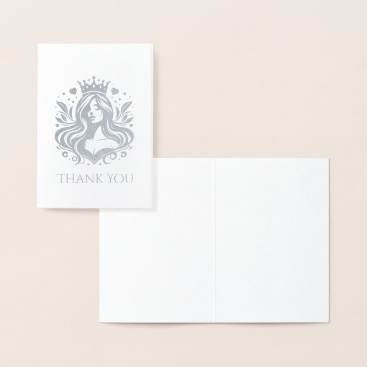 Pageant Queen Dank u kaart (Display)