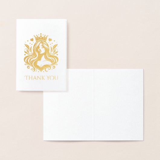 Pageant Queen Dank u kaart (Display)