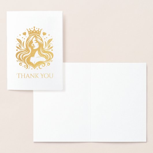 Pageant Queen Dank u kaart (Display)