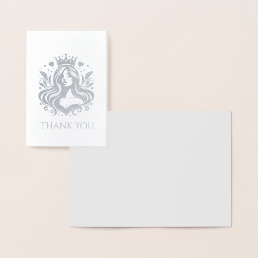 Pageant Queen Dank u kaart (Display)
