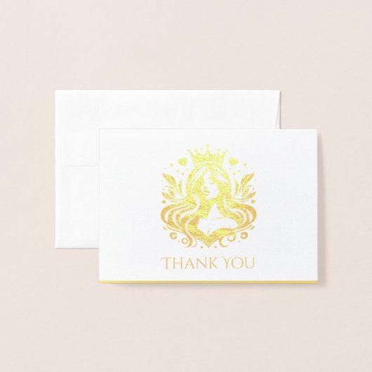 Pageant Queen Dank u kaart (Voorkant met envelop)