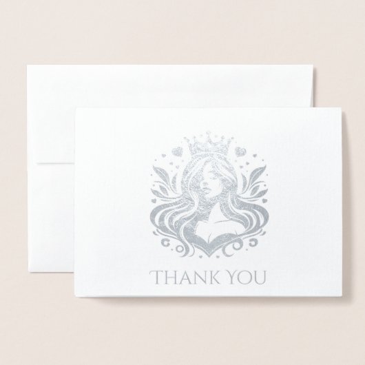 Pageant Queen Dank u kaart (Voorkant met envelop)