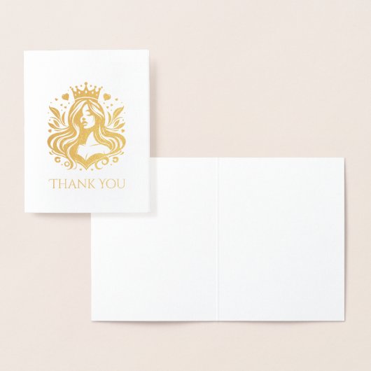 Pageant Queen Dank u kaart (Display)