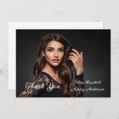 Pageant Queen Flat Hartelijk dank Notitiekaartje (Voorkant / Achterkant)