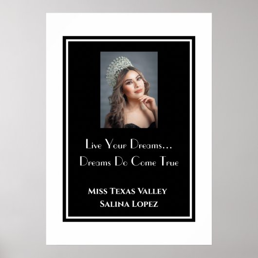 Pageant Queen Live Your Dreams Poster (Voorkant)
