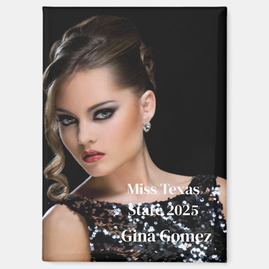 Pageant Queen Magneet (Voorkant)