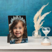 Pageant Queen Plaque Fotoplaat (Zijkant)