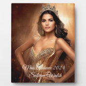 Pageant Queen Plaque Fotoplaat (Voorkant)