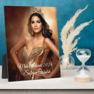 Pageant Queen Plaque Fotoplaat