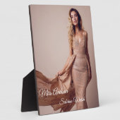 Pageant Queen Plaque Fotoplaat (Zijkant)