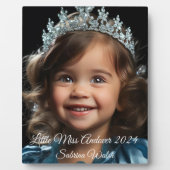 Pageant Queen Plaque Fotoplaat (Voorkant)