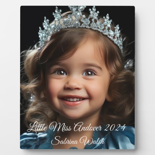 Pageant Queen Plaque Fotoplaat (Voorkant)