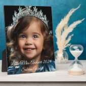 Pageant Queen Plaque Fotoplaat (Zijkant)