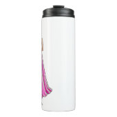 Pageant Queen Portrait Custom Thermal Tumbler Thermosbeker (Voorkant)