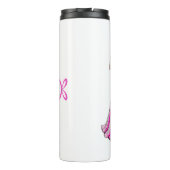 Pageant Queen Portrait Custom Thermal Tumbler Thermosbeker (Achterkant)