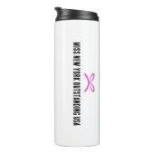 Pageant Queen Portrait Custom Thermal Tumbler Thermosbeker (Geroteerd rechts)