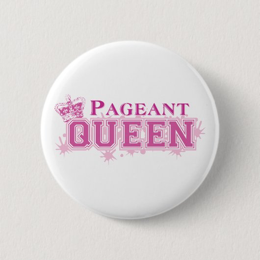 Pageant Queen Ronde Button 5,7 Cm (Voorkant)