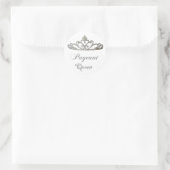 Pageant Queen Ronde Sticker (Tas)