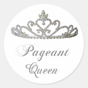 Pageant Queen Ronde Sticker
