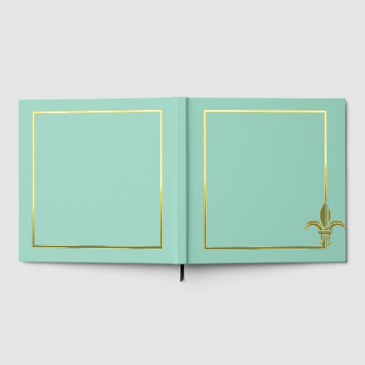 Pageant Real Folie Fleur de Lis Scrapbook Gastenboek (Volledig)