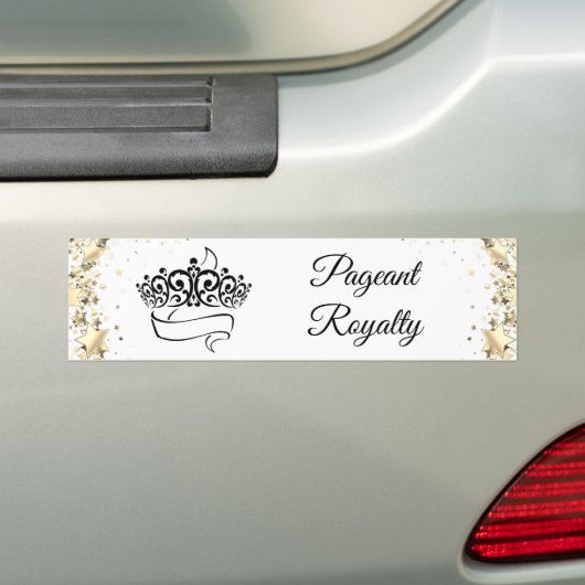 Pageant Royalty-Bumpersticker Bumpersticker (Op auto)