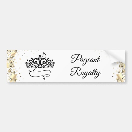 Pageant Royalty-Bumpersticker Bumpersticker (Voorkant)