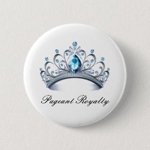 Pageant Royalty-Button, speld Ronde Button 5,7 Cm