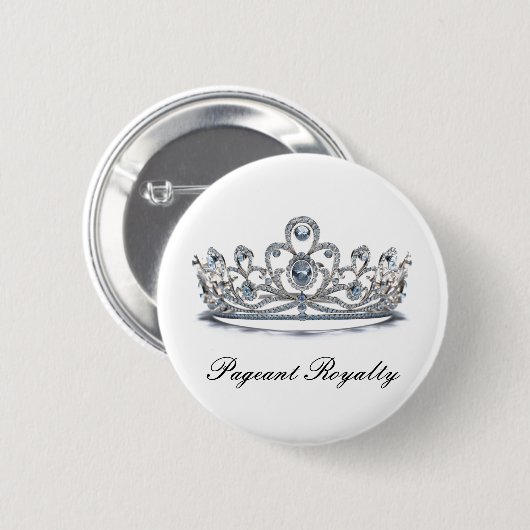 Pageant Royalty-Button, speld Ronde Button 5,7 Cm (Voorkant /achterkant)