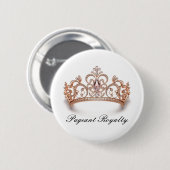Pageant Royalty-Button, speld Ronde Button 5,7 Cm (Voorkant /achterkant)