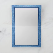 Pageant Sash Banner Faux Glitter Note Card Kaart (Binnen)