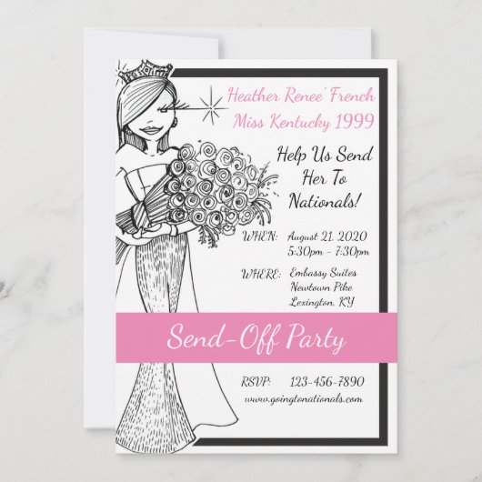 Pageant Send door Heather French Henry Kaart (Voorkant)