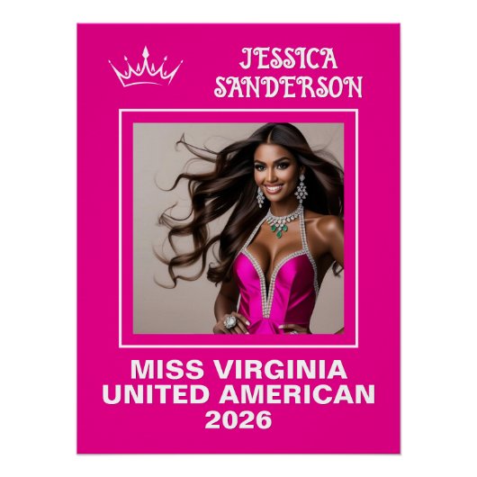 Pageant Send-Off Titleholder Door Poster (Voorkant)