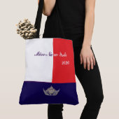 Pageant Silver Crown Tote Bag-Large Red white blue Bag (Dichtbij)