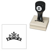Pageant Tiara Stamp Rubberstempel (Gestempeld)