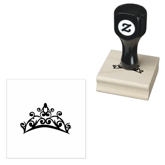 Pageant Tiara Stamp Rubberstempel (Gestempeld)