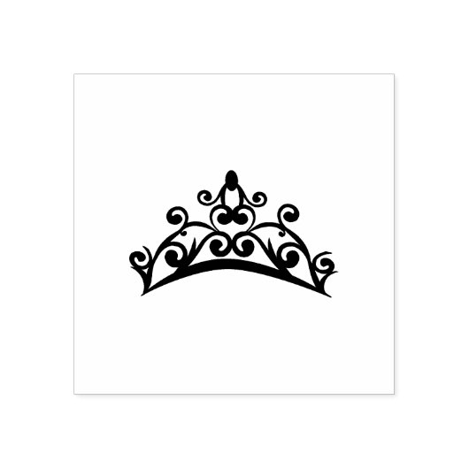 Pageant Tiara Stamp Rubberstempel (Afrduk)