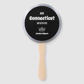 Pageant-ventilatorgolven | Silver Shine Set van 10 Handwaaier (Achterkant)