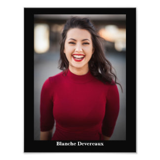 Pageants Modelleren 8.5x11 Fotogene Headshot Foto Afdruk