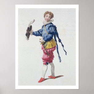 Pageboy bij de rechtbank tijdens de staatsgreep va poster