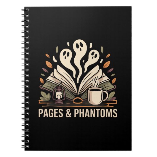 Pages & Phantoms Gezellig Leesjournaal Notitieboek (Voorkant)