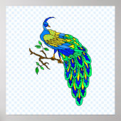 Pagiel Peacock Poster (Voorkant)