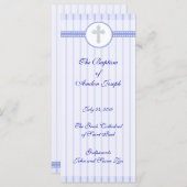 Pagina 1/5 Baptisme van de Grieks-orthodoxe kerk Programmakaart (Voorkant / Achterkant)