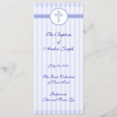 Pagina 1/5 Baptisme van de Grieks-orthodoxe kerk Programmakaart (Voorkant)