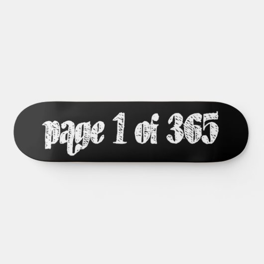Pagina 1 van 365 persoonlijk skateboard (Horizontaal)