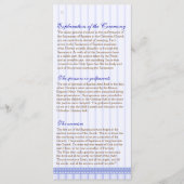 Pagina 2/5 van het Griekse orthodoxe baptisme-prog Programmakaart (Voorkant)