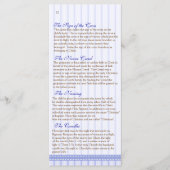 Pagina 3/5 Baptisme van de Grieks-orthodoxe kerk Programmakaart (Voorkant)