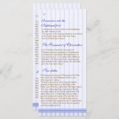 Pagina 4/5 Grieks Orthodoxe Kerk Doopprogramma Programmakaart (Voorkant / Achterkant)